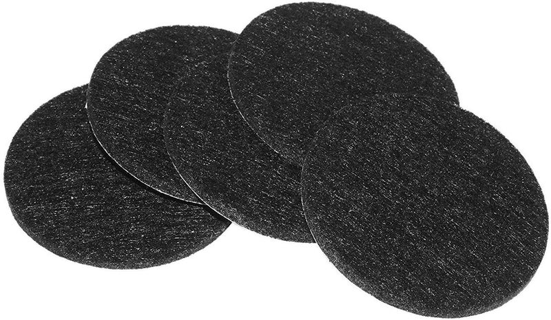 DOZYANT Bell Glides Replacement Office Chair or Stool Swivel Caster Wheels to Fixed Stationary Castors, Low Profile Bell Glides with Separate Self Adhesive Felt Pads, Chair Feet Wheel Stopper - Image 2